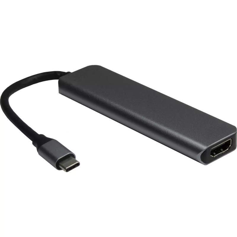 USB Hub Inter-Tech H-469-1 Type-C 5000 Mbit/s HDMI