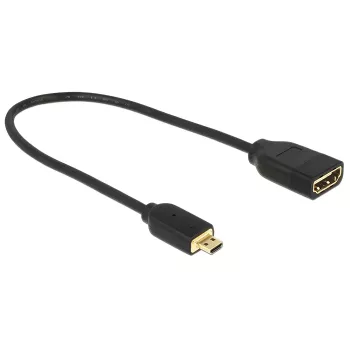 HDMI Cable DeLOCK 0.2m HDMI-A/HDMI Micro-D