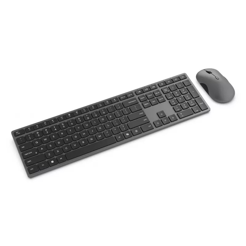 Wireless keyboard and mouse set Lenovo 700 Modern Multi-Device — US English layout, Bluetooth, Luna Grey