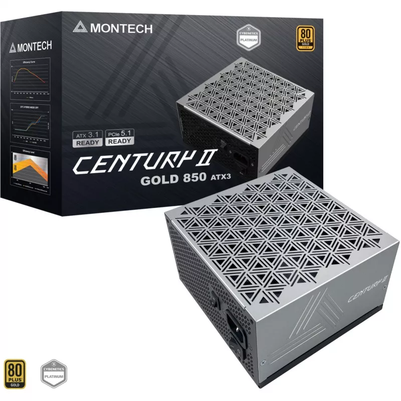 Power Supply|MONTECH|CENTURY II|ATX|850 W|CENTURYII850