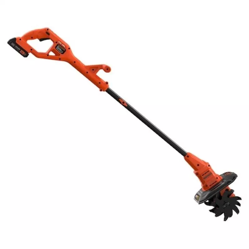 Black & Decker BETL1820L-QW electric mini tiller with battery