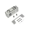 Electromagnetic lock QOLTEC 52459 12V symmetrical with memory and lock