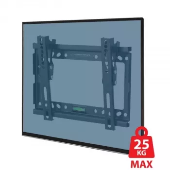 Wall TV mount ESPERANZA ERW010 for 14 inch–50 inch (35.6–127 cm), tilt 15°, VESA 75x75–200x200, max load 25 kg, black