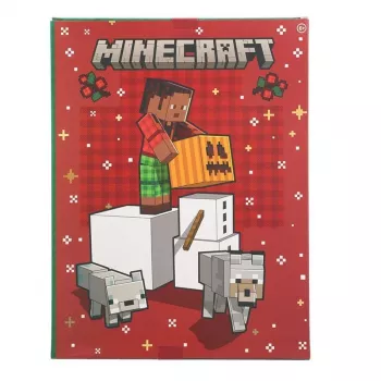 Advent calendar Paladone Minecraft Stationery 24 days — stationery set with 24 surprise items