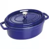 Cast iron cocotte Staub 4.25 L, 29 cm, blue