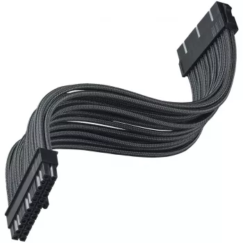 SilverStone PP07E - Power Extension Cable - ATX, 24-pin (W) to ATX, 24-pin (M) - 30 cm - Black