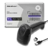 Handheld barcode reader QOLTEC 50868 — 1D/2D laser scanner, USB wired & wireless, working distance 600 mm, black