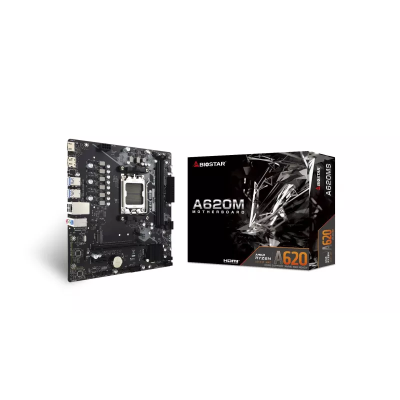 Biostar A620MS AM5 Micro-ATX Motherboard