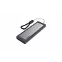 SSD enclosure Lexar E6 Silver M.2, PCIe, USB 3.2 Gen 2 (10 Gbit/s), USB‑C, aluminium, single M.2 up to 4 TB