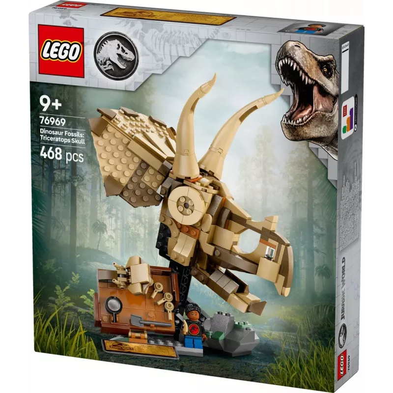 LEGO JURASSIC WORLD 76969 Dinosaur Fossils: Triceratops Skull