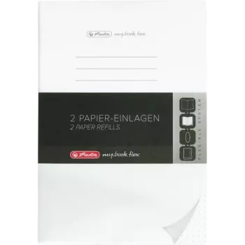 Writing notebook Herlitz 50034147 A5 80 sheets White