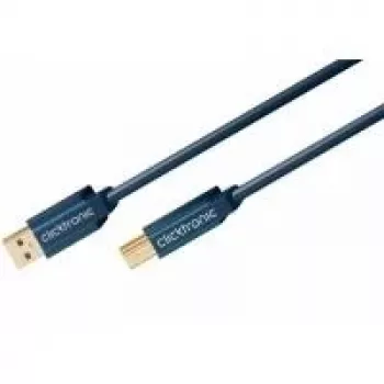 ClickTronic 0.5m USB3.0 A - B m/m 0.5m USB A USB B Blue USB Cable (70090)