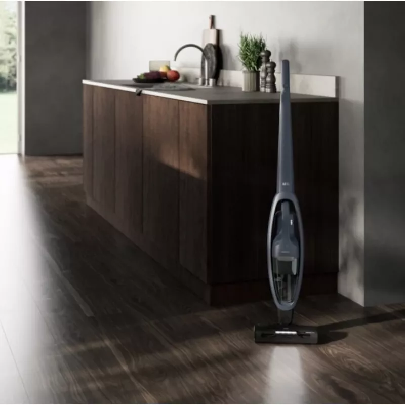 AEG Clean 5000 AS52CB18DB Cordless Stick Vacuum, 0.3 L, Denim Blue