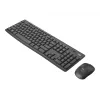 Logitech MK295 Silent - Keyboard-and-Mouse-Set - Wireless - 2.4 GHz - Graphite - Ungarisches Layout