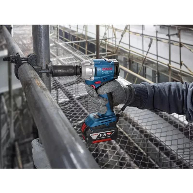 Cordless Impact Wrench GDS 18V-350 Professional solo, 18Volt (Blue, without Battery and Charger)