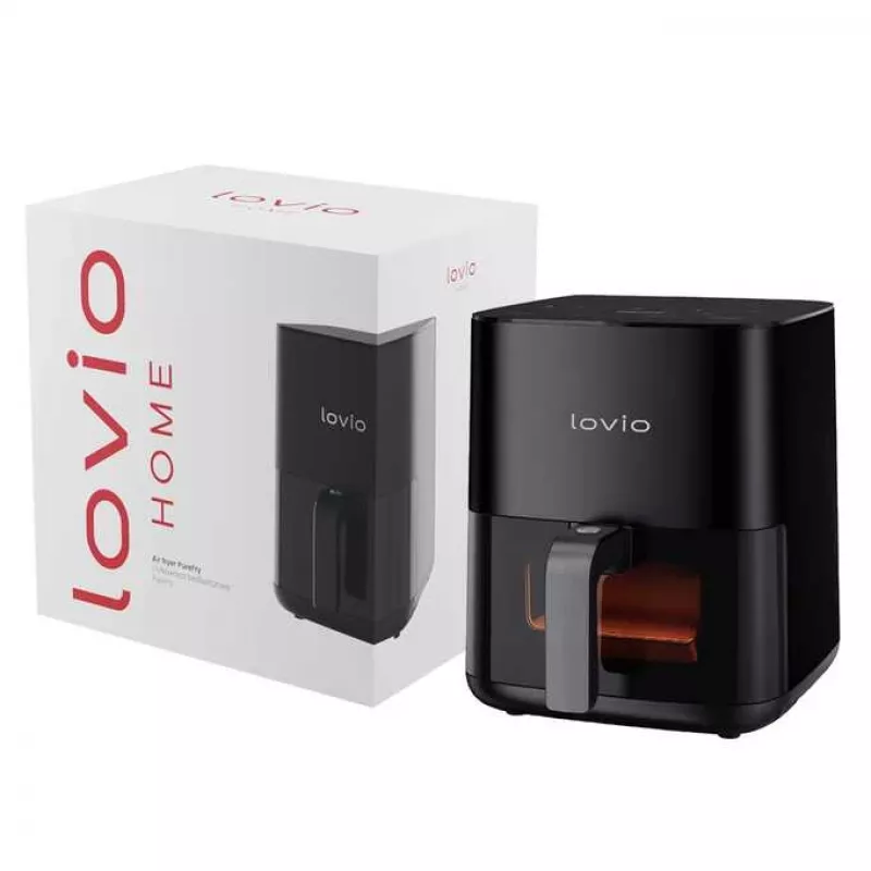 Air fryer Lovio LVAF001BK 5 L black — countertop hot-air fryer, 5‑liter capacity