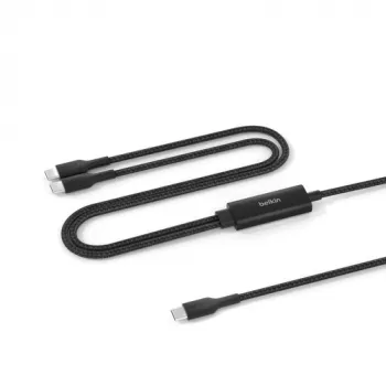 Belkin CAC004HQ1.5MBK, 1,5 m, USB C, 2 x USB C, USB 2.0, 0,48 Gbit/s, Black