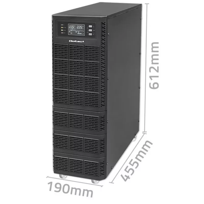 Uninterruptible Power Supply QOLTEC 52283 6kVA 6000W PF 1.0