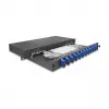 DeLOCK fibre optic splice enclosure 67006 Black Metal 482x220x44mm