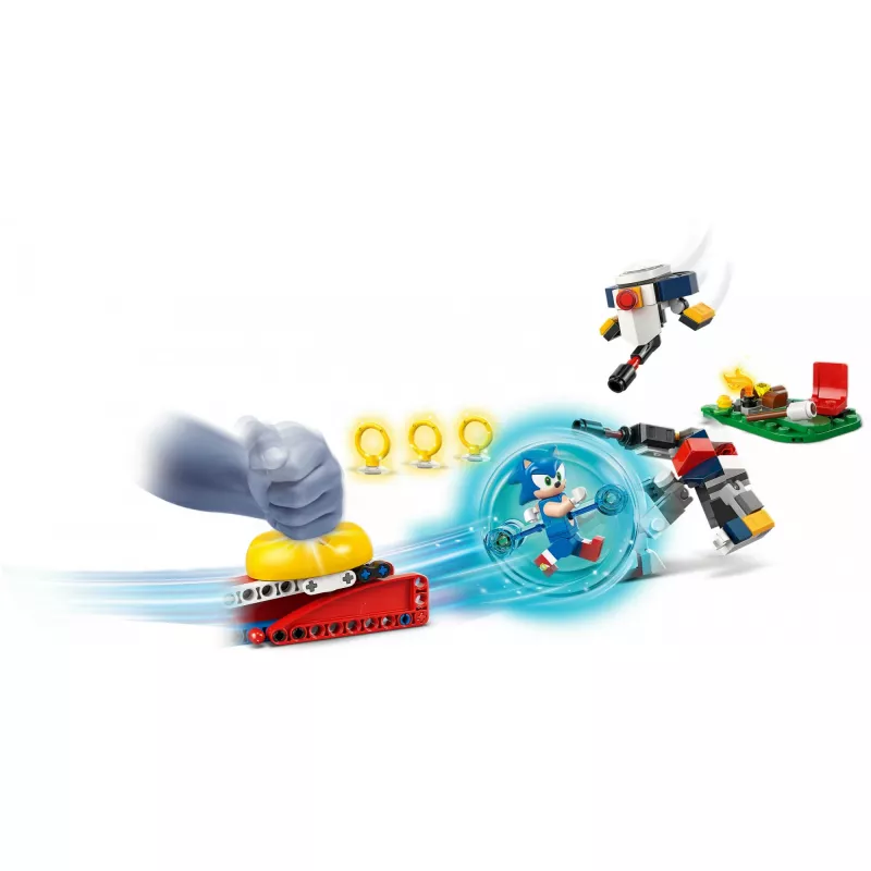 Construction toy LEGO Sonic the Hedgehog 77001 Campfire Showdown playset, 177 pieces, 1 minifigure, age 7+