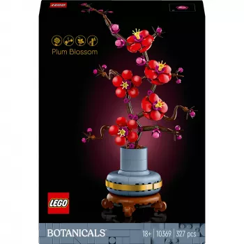 LEGO Icons Plum Blossom Flower Decor Display Set 10369, Multi