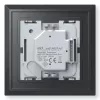 Glass wall thermostat Homematic IP with CO₂ sensor — mechanical, black, 230 V, IP20