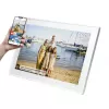 Denver PFF-1515W digital photo frame White 39.6 cm (15.6) Touchscreen Wi-Fi