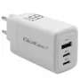 GaN Charger QOLTEC 51822 65W 2×USB A 2×USB‑C