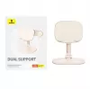 Tablet phone stand Baseus Seashell Series Pink — adjustable height, lightweight