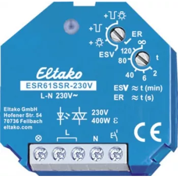 Eltako Impulse Switch Flush-Mount ESR61SSR-230V 1 Normally Open Contact 230 V 400 W 1 pc(s) (61100003)