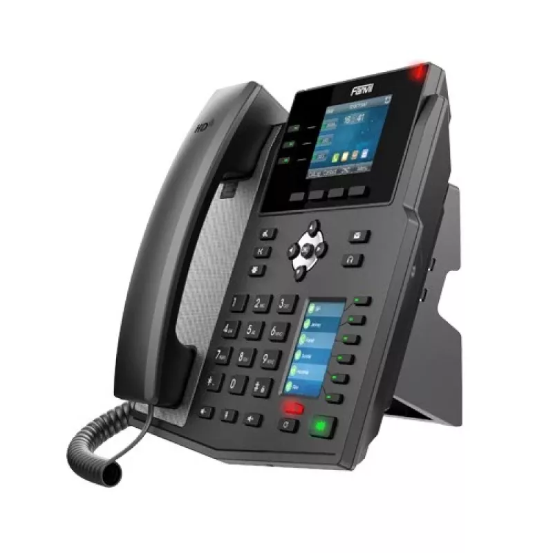 IP Phone Fanvil X4U Black 12 lines LCD Wi-Fi Wired handset