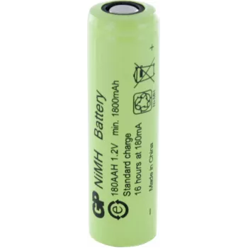 Rechargeable NiMH AA battery GP GP180AAH 1.2 V 1800 mAh