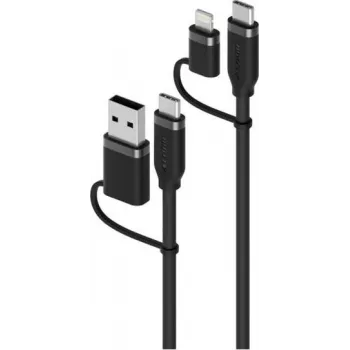 Alogic ELEMENTS SILICONE 4-IN-1 - Cable - Digital/Data (ELSI4IN1U2BK1.5)