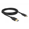Cable DeLOCK SuperSpeed USB (USB 3.2 Gen 2) Type-A to Type-C 2 m