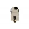 Keystone jack Extralink CAT6 STP RJ45, female, steel color, 1 pc