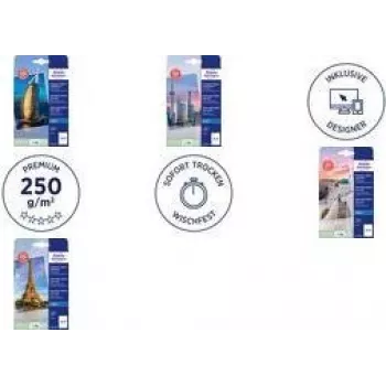 Photo paper AVERY C2550-20 10x15 cm, 250 g/m², pack of 20 sheets