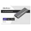 Qoltec Enclosure for SSD M.2 drive,SATA,NGFF,USB C