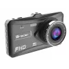 Dashcam TRACER 4TS Full HD dual-channel dash camera, 2 MP main, 0.4 MP interior, 140°/60° angles, 4 inch IPS display, 150 mAh battery, aluminium body, parking assist