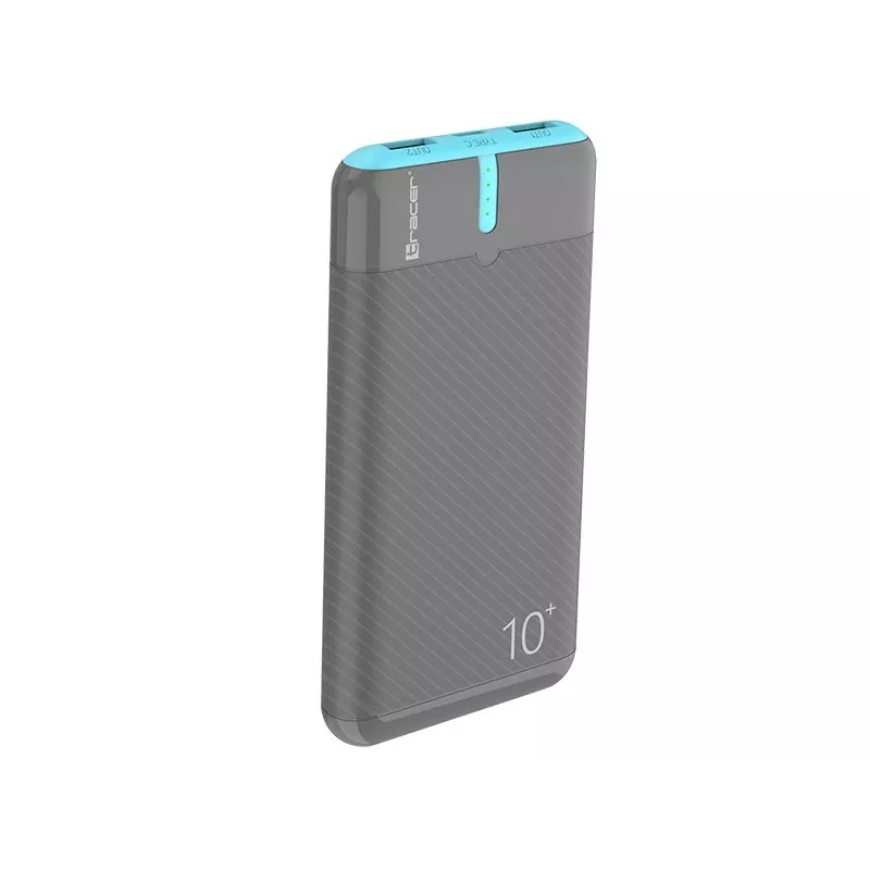PowerBank EnerGo 10000mAh gray-blue