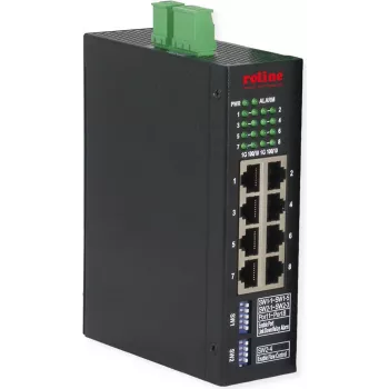 Managed Ethernet Switch ROLINE 21.13.1134 — 8-port 1 Gbps