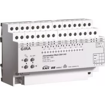 GIRA actuator 216100 KNX/EIB Jalousie 8ach 230VAC REG (216100)