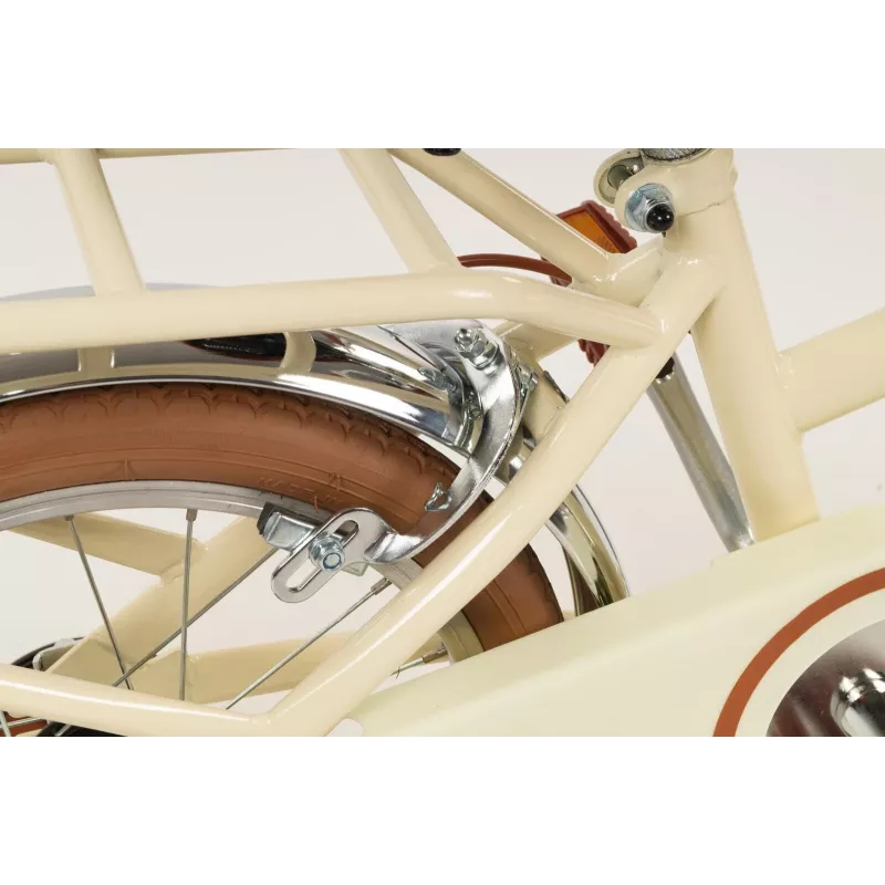 Children's bike Toimsa 16 inch model TOI16231 Vintage Beige — 16 inch wheel, kids bicycle