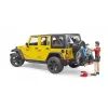 Jeep toy BRUDER 02543 for mountain bike and cyclist theme, ABS, multicolour, from age 4