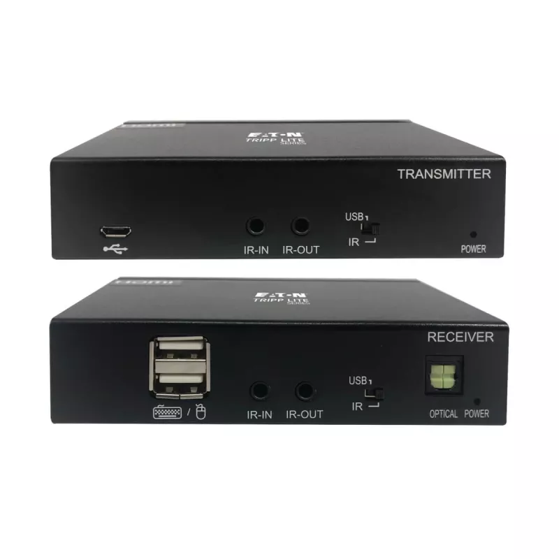 Eaton Tripp Lite Series USB C to HDMI over Cat6 Extender Kit with KVM Support, 4K 60Hz, 4:4:4, Transmitter/Receiver, USB, PoC, HDCP 2.2, up to 230 ft., TAA, - Expansion for Video