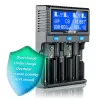 everActive UC-4200 Universal AC Battery Charger 12V 3A, supports AA/AAA/C/9V, 4 cells, black, built-in display