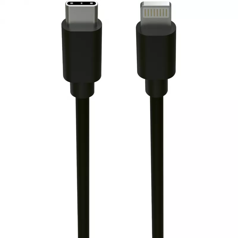 Mobile phone cable Ansmann 1700-0106 Black USB C Lightning 0.12 m