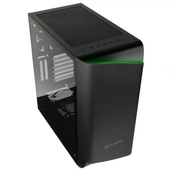 SilverStone Seta A1 Midi-Tower, Tempered Glass - black