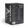 CPU air cooler SAVIO SAVGCOVORTEXX2ARGB with 4 heat pipes, 120mm ARGB fan, black