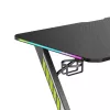 MACLEAN NanoRS RS102 Gaming Desk with RGB LED Backlight, 120x60 cm, Black