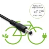 Charger QOLTEC 36V–42V 4A for e-bike, DC plug 5.5×2.1 mm